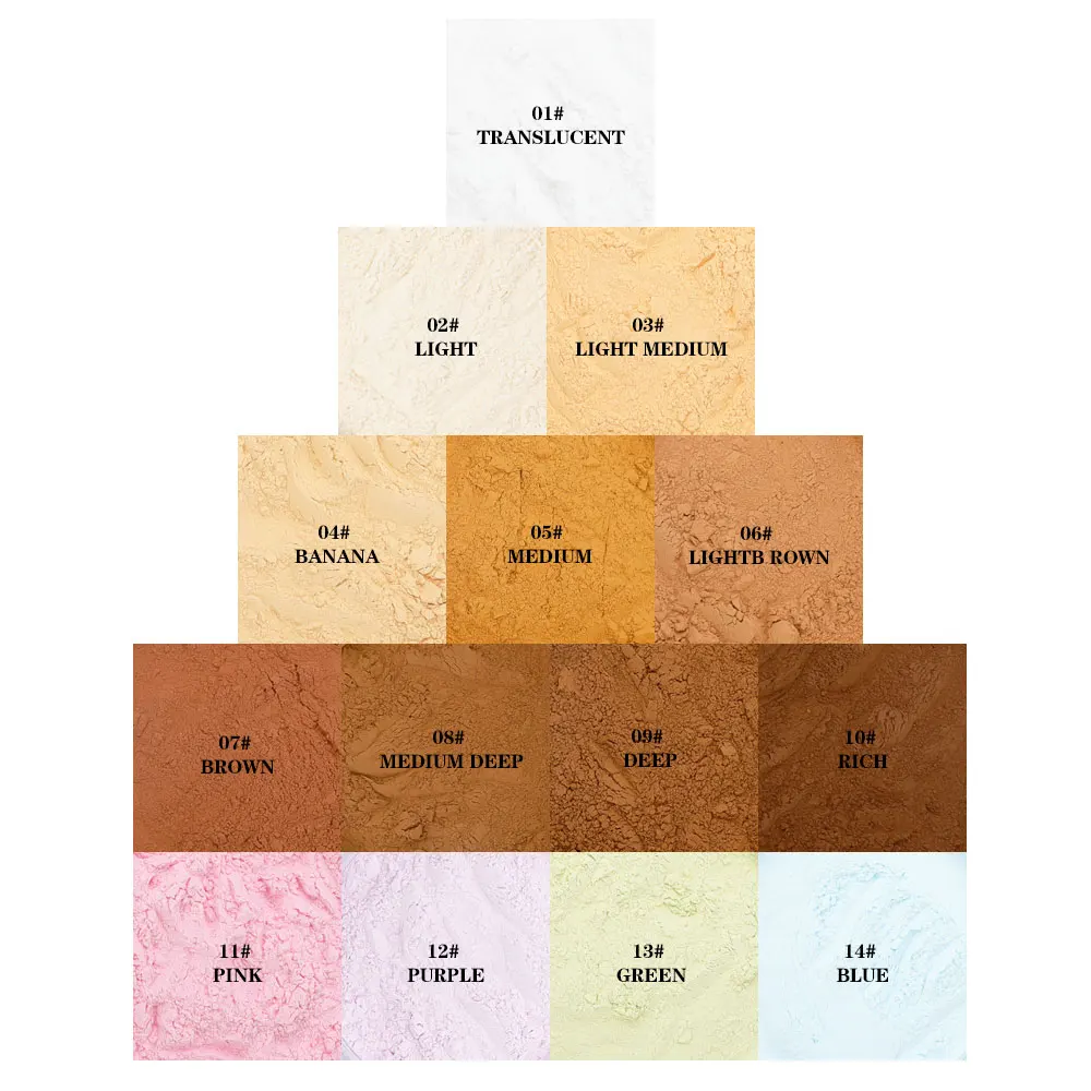 OCHAIN Custom Your Brand Cosmetics Long Lasting Matte Makeup Setting Powder