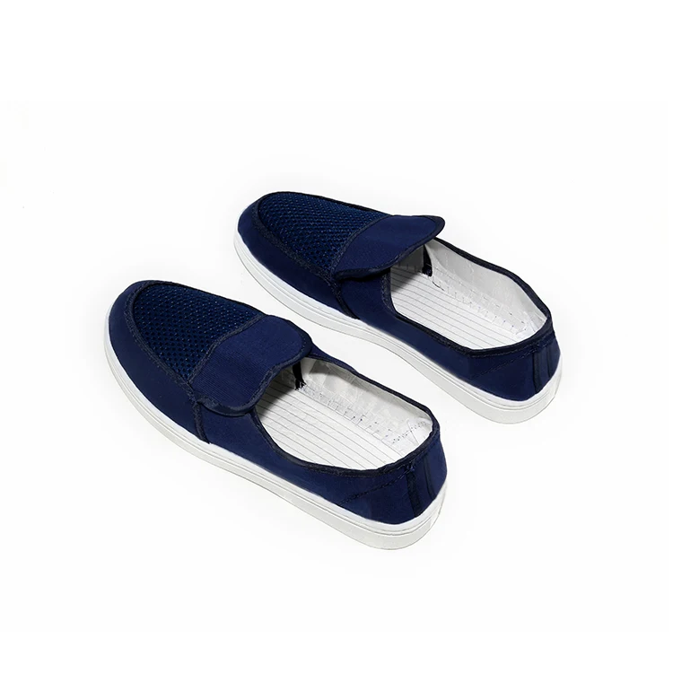 Factory Use Cheap Price Cleanroom PVC ESD Light Weight Unisex Canvas Anti-static Shoes
