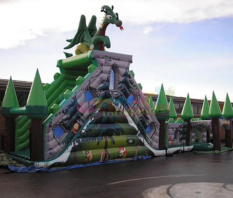 Оптовая продажа, гигантские гонки, детская игровая площадка, батут, надувная препятствия