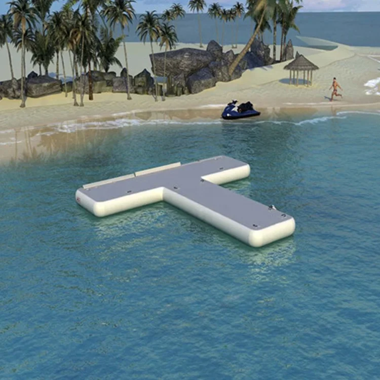 Leisure Sport Inflatable Boat T Dock Water Floating Dock Platform