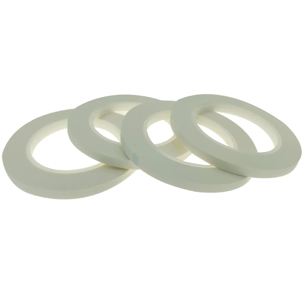 
White Woven Fiberglass Tape with Silicone Adhesive for Transformers, Solenoids, Thermal Spray Masking  (62372061793)