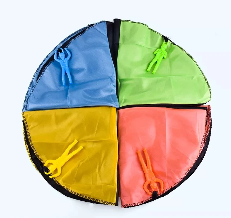 Hand Throwing Parachute Toy Kids Outdoor Funny Game Play Toys For Children Fly Soldier Parachute Sport Toy For Kids