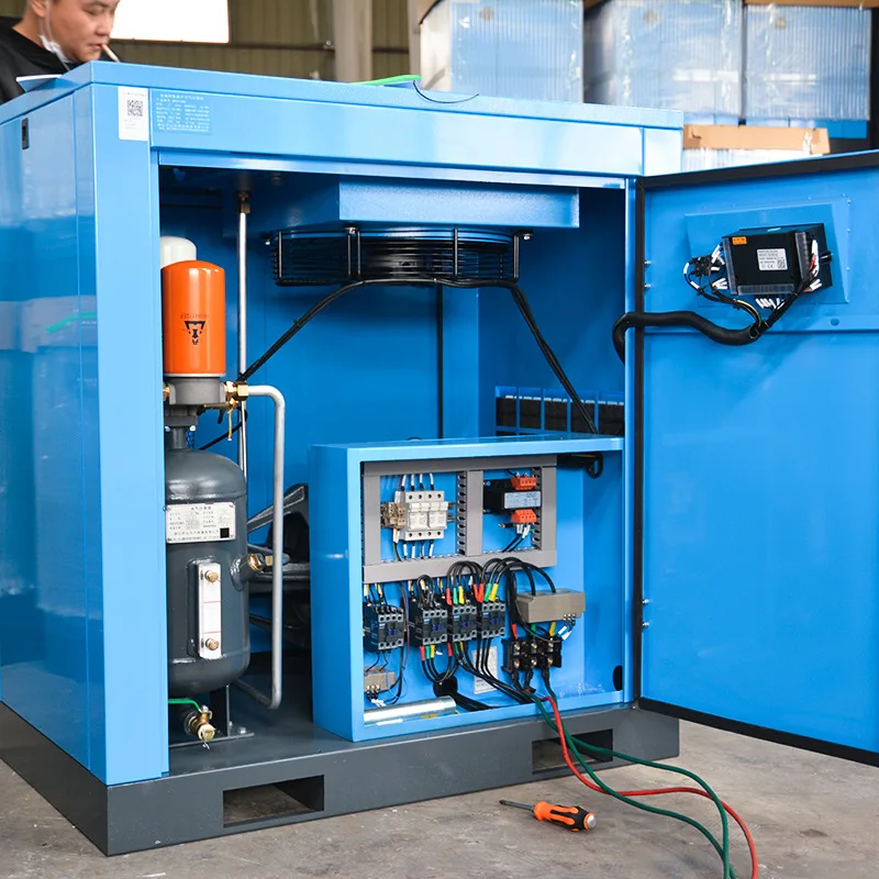 7.5kw интегрированный воздушный компрессор без масляного и газового насоса промышленная машина низкая цена общий маркетинг строительный двигатель для пищевых продуктов
