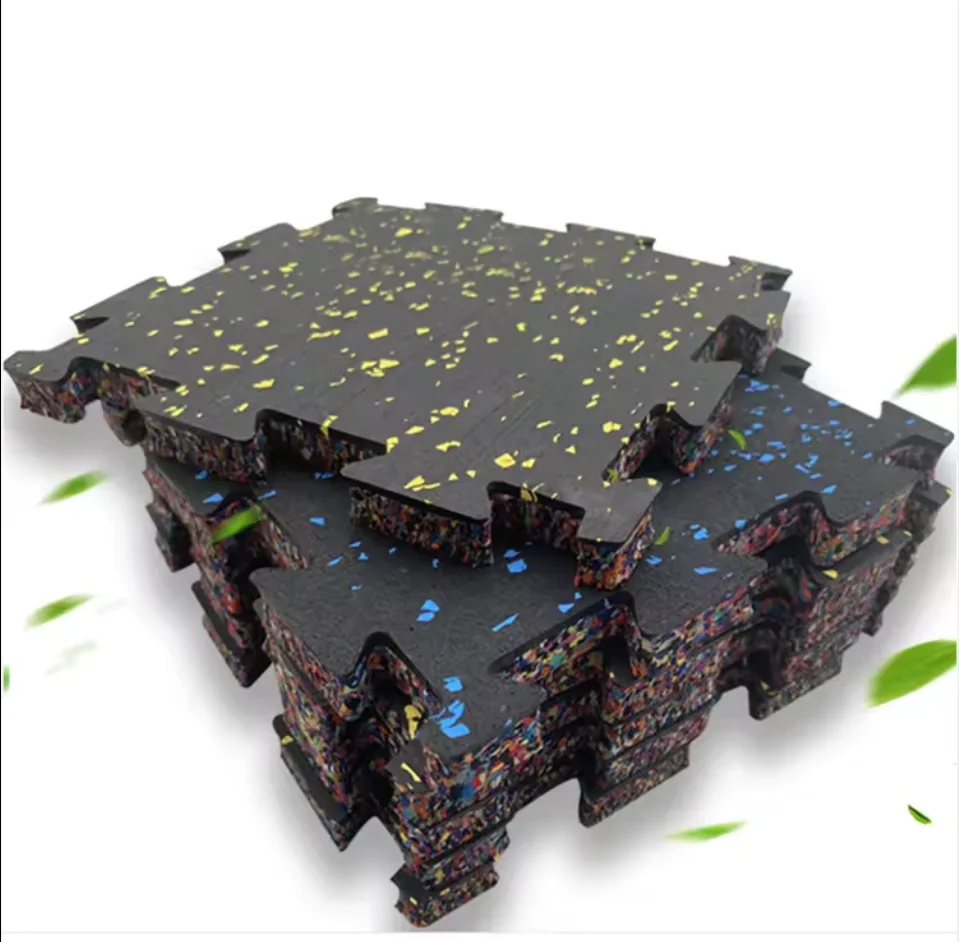 High Reliability Commercial Composite Gym Protective Rubber Floor Mat Tile