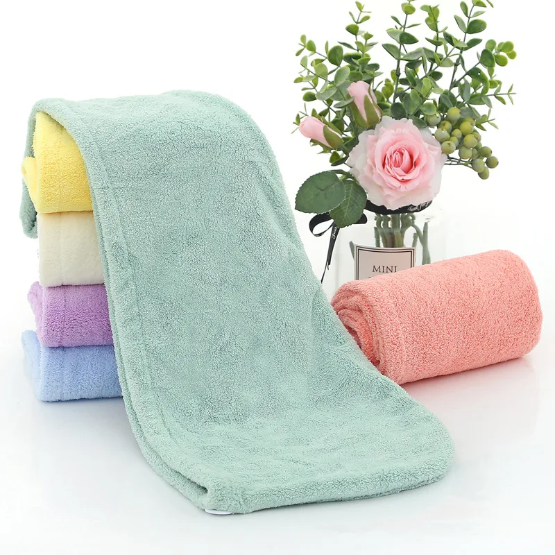 Super Absorbent Microfiber Hair Drying Towel Hair Wrap Towel Turban