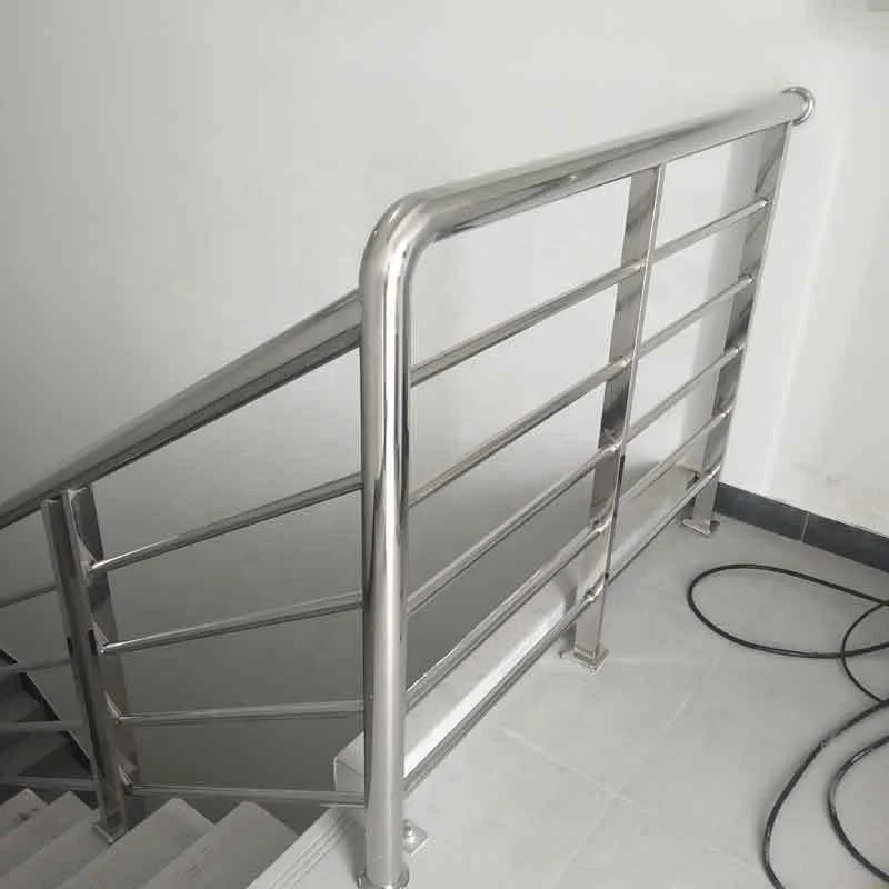 
YDX Custom Design Indoor Outdoor Terrace 304 Pipe Balustrade Stainless Steel balcony Tube Railing 