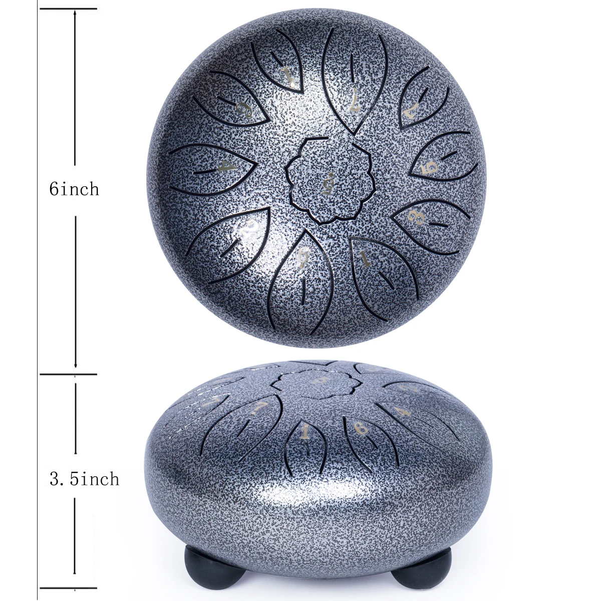 6-дюймовая мини-барабан 8 тон стальная язык ударных Handpan инструмент с сумкой для переноски Музыкальные инструменты по доступной