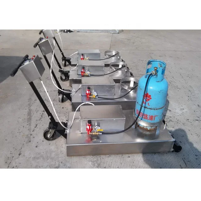 Asphalt heat regeneration heating plate portable infrared asphalt heating equipment