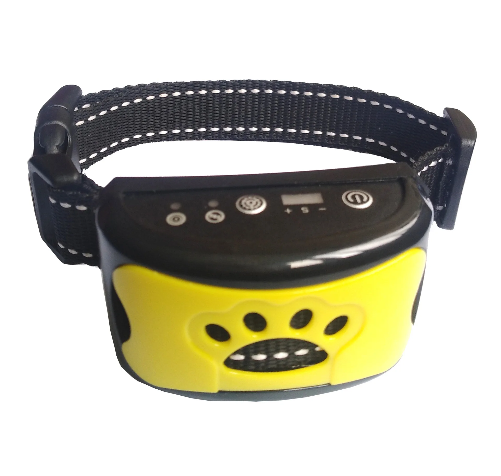 Pet Bark Stopper Collar Anti-bite Smart Automatic Adjustment Prompt Vibration Bark Stopper USB Rechargeable