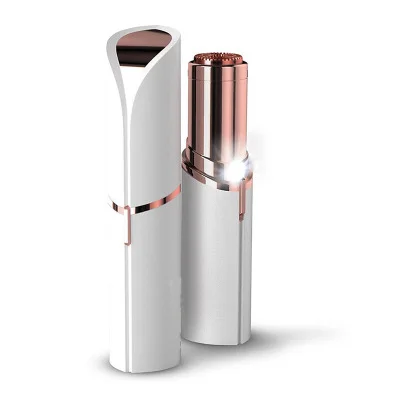 Amazon Hot Painless Epilator Mini Battery Permanent Hair Remover For Face Beauty Equipment