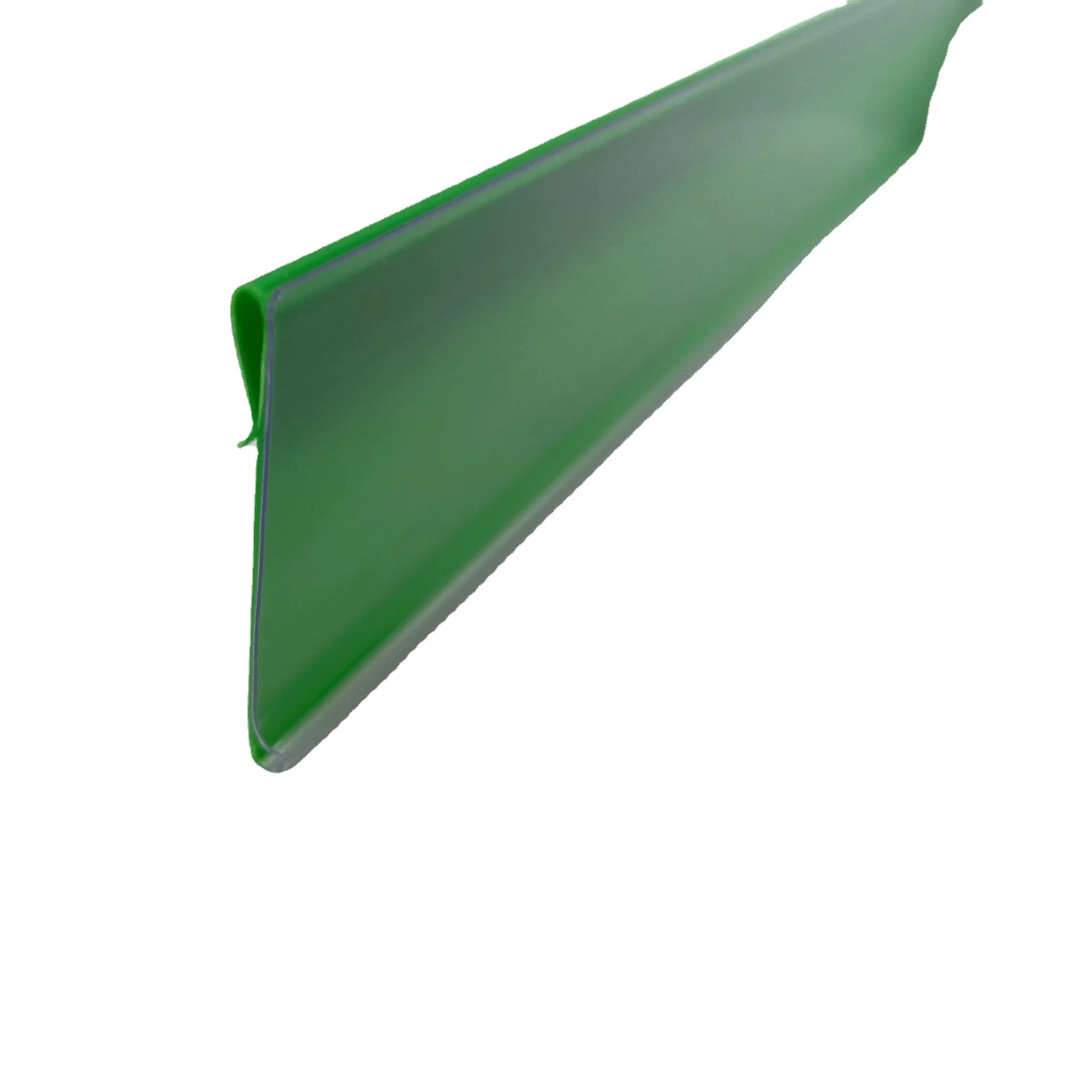 plastic label holder shelf for supermarket