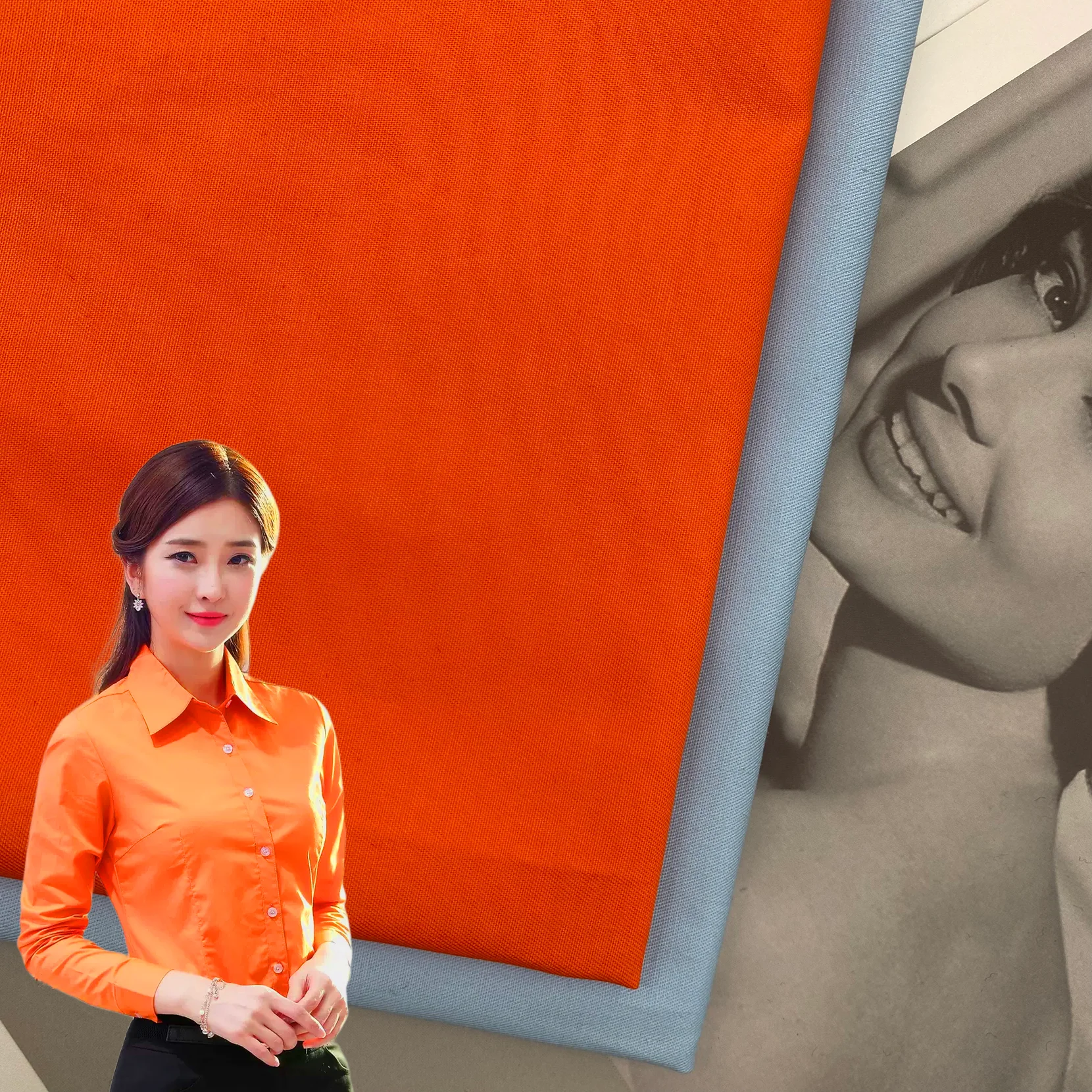 Wholesale of 100% pure cotton shirts, workwear, summer clothing fabrics for new 40 thread twill silk fabric