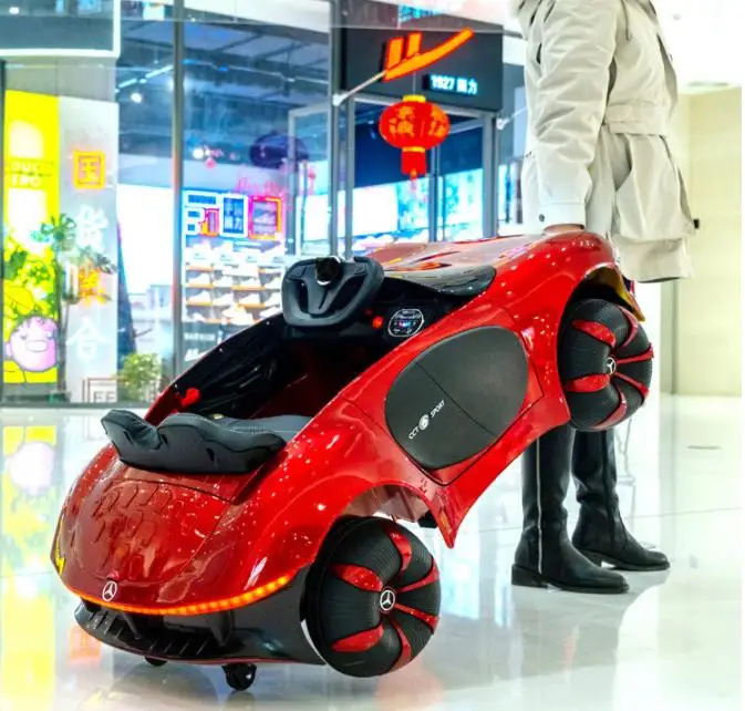 2023  Wholesale  Battery  Operated Remote Control Multi Music Kids Electric Ride On  car for 2-8 years