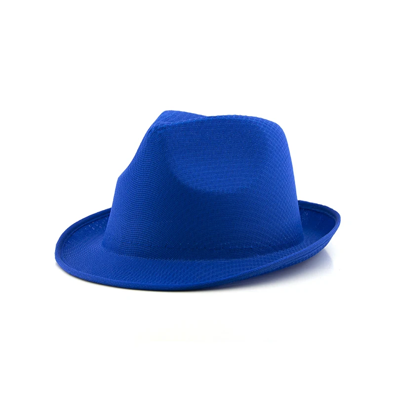 2021 Wholesale Cheaper Promotion Polyester Fedora panama Summer beach hat manufacturers