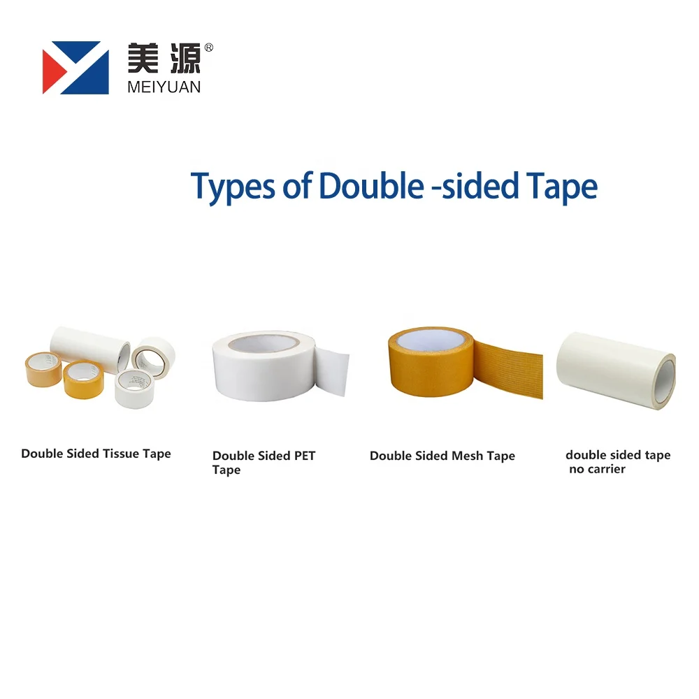 Manufacturer Jumbo Roll Tape Double-Faced Adhesive Tape Cinta De Doble Cara Double Sided Foam Tape