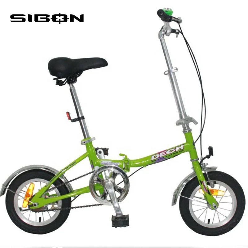 Sibon B0240156 12 дюймов односкоростной стальной рамы для фонаря сигнала торможения вес мини складной велосипед способный преодолевать Броды