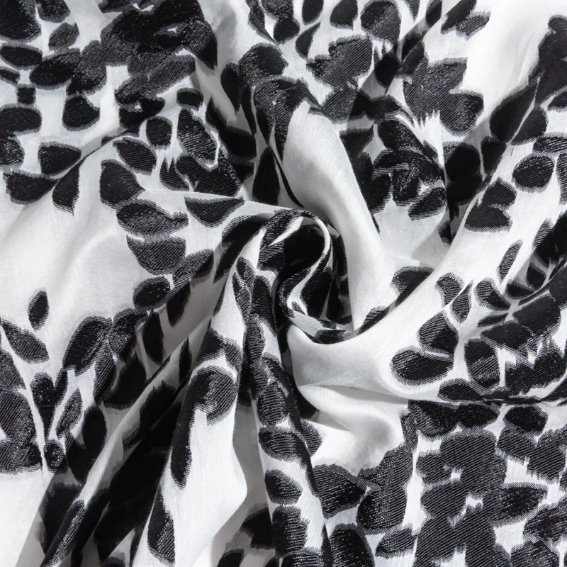 KEER Supplier OEM Custom TDR2361N Woven Clothing Brocade arment Textile Wedding Cotton 3D Viscose Butterfly Jacquard Fabric