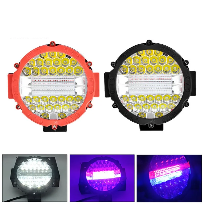 Led Work Light 7 inch 51W Car Headlight 14 Led Car Light For Truck Offroad 12/24V Night Driving Lights For SUV Fog Lamps