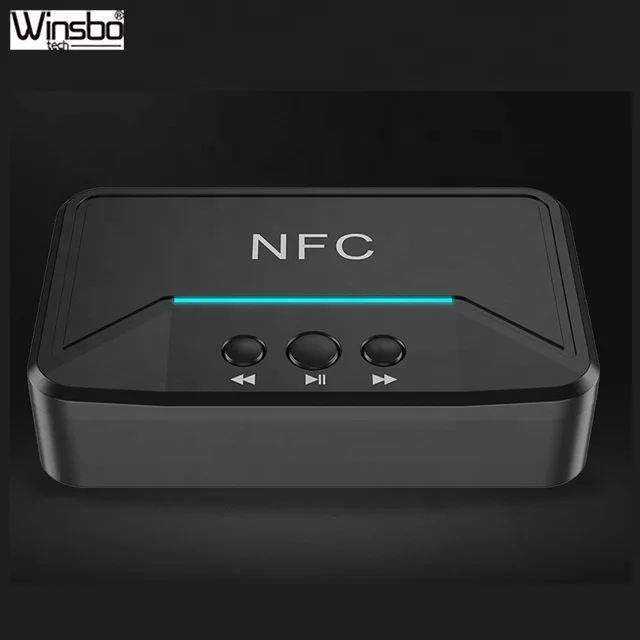 
 Nfc Blue tooth Audio Receiver And Transmitter Wireless Stereo Audio Music Dongle Adapter Receiver 3.5M  