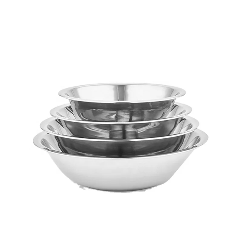 Cheap price Stainless steel salad bowl nested mixing bowl