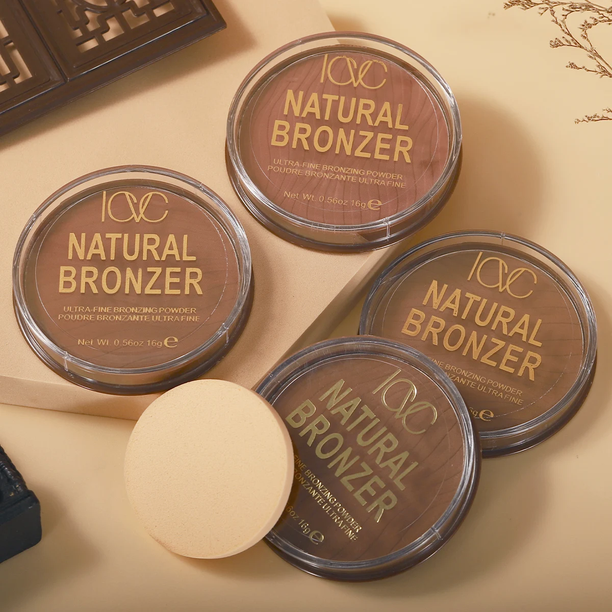 Wholesale Natural Bronzer Face Makeup Ultra-Fine Bronzing Powder Bronzante Ultrafine Waterproof Face Bronzer Powder