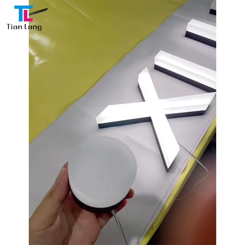 High Brightness 3D Metal Signs Custom Led Luminous Characters illuminated sign 3d channel letter sign