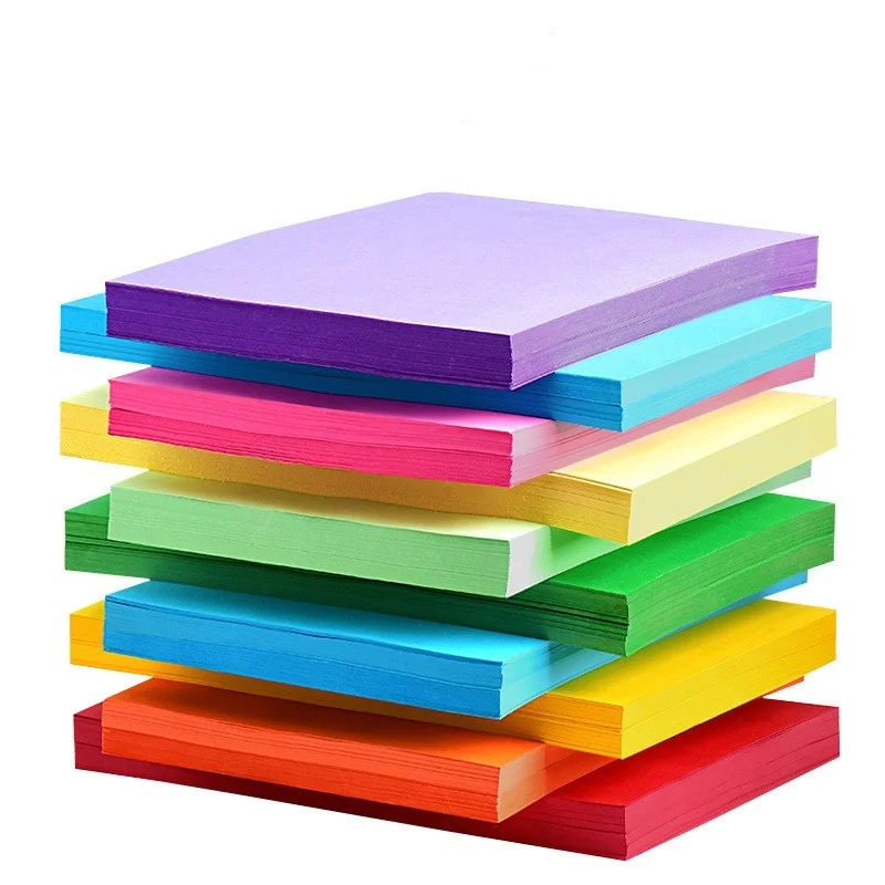 A4 Size 30sheets 300gsm Double Color Origami Paper Custom Square Colorful for Diy Crafts
