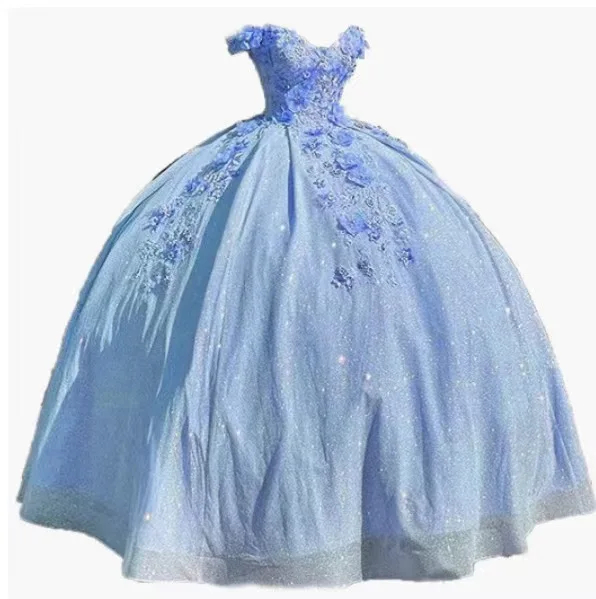 New Sweetheart Ball Gown Beaded Quinceanera Dresses 15 Long Sleeve Corset Dress Princess Sweet 16 15 Vestidos De Fiesta
