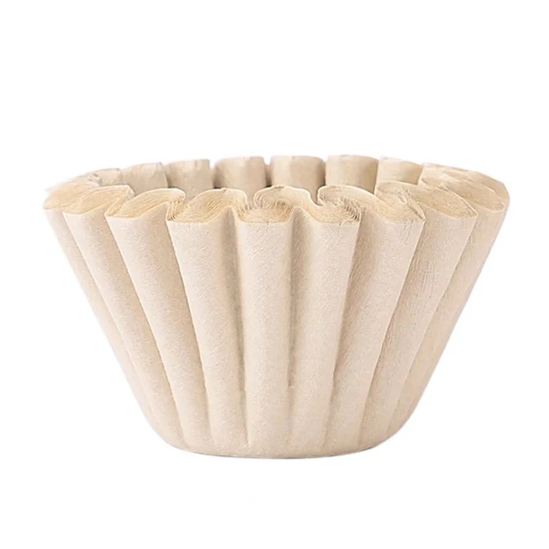 Wholesale High Quality Wood Color Pour Over Coffee Filter Natural Coffee Filter Paper