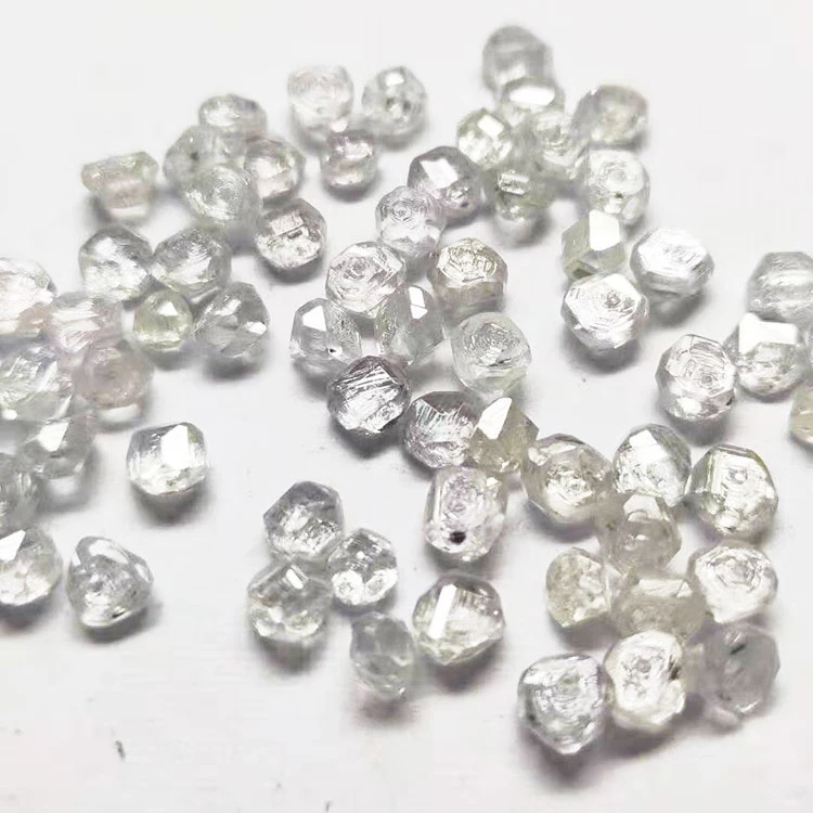 1 Carat up Uncut Rough White Lab Grown HPHT CVD Synthetic Diamond Rough Diamond Prices Per  Carat