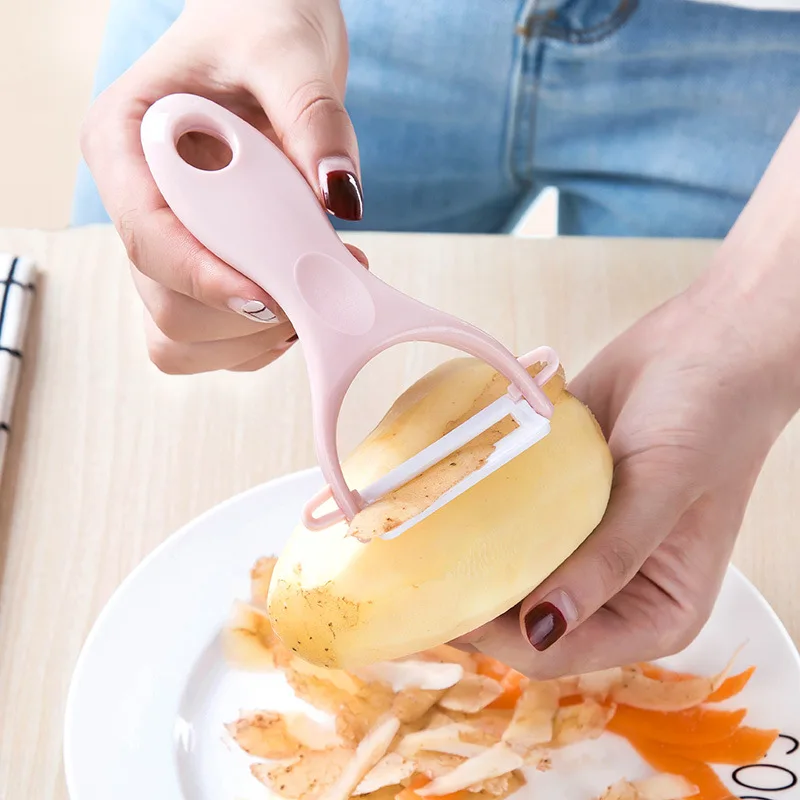 Portable Ceramic Vegetable Fruit Potato Peeler Cutter Household Peeling Home Kitchen Gadgets Peeler