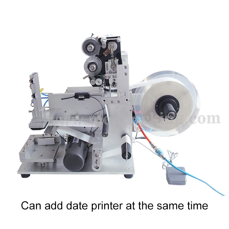 YTK-60 hot sale factory sale  tabletop Semi-automatic flat and flat Bag Labeling Machine