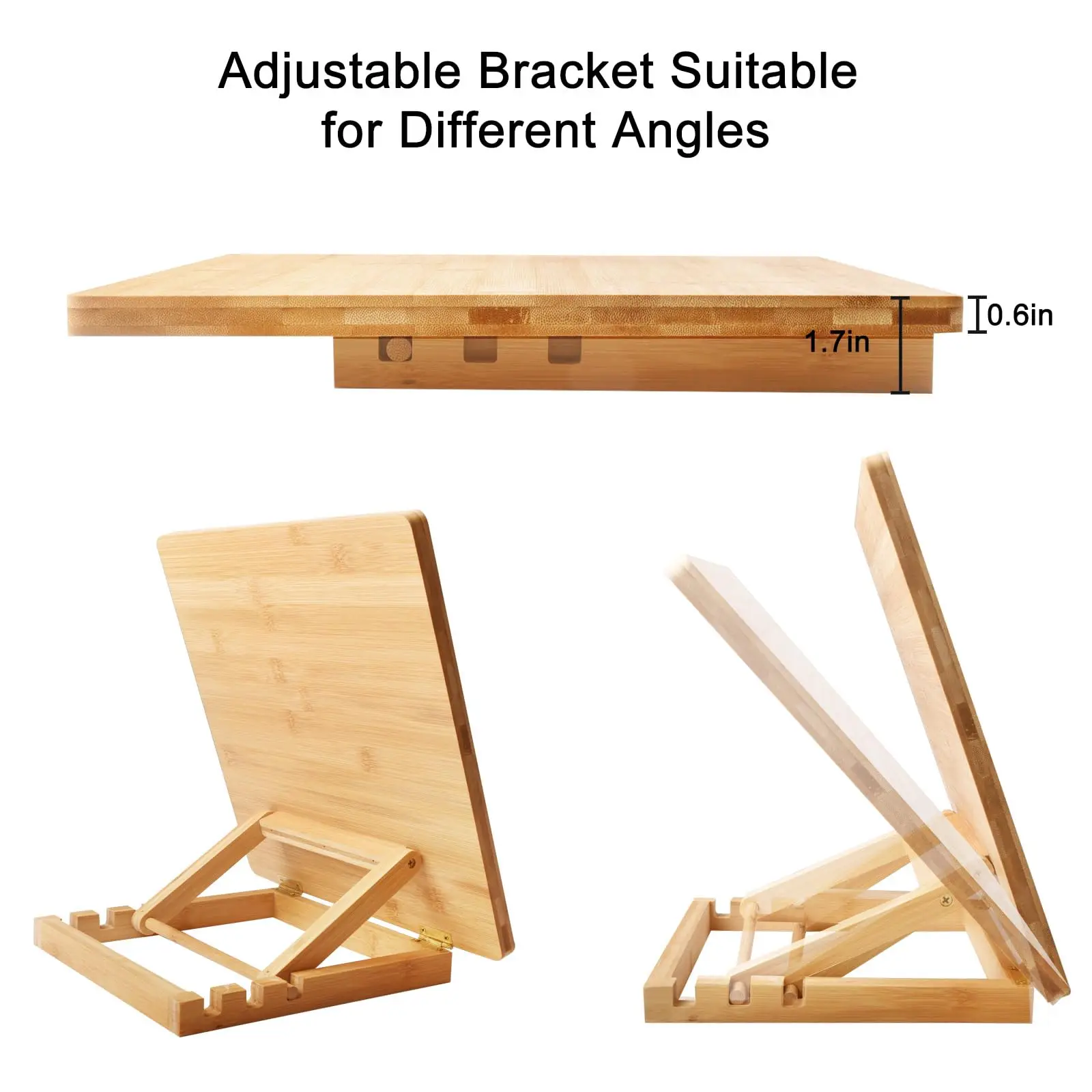 Customization Granny Square Bamboo Crochet Blocking Board with Adjustable Bracket Stand for gifts