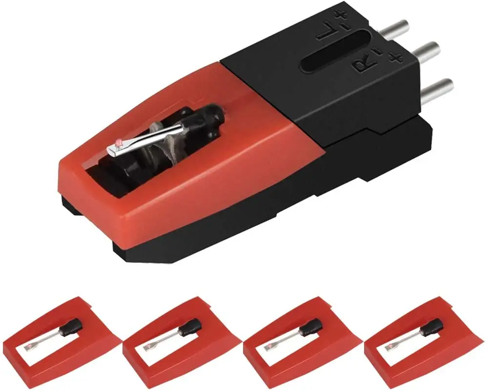 
Record Player Cartridge Replacement Vinyl Turntable Cartridge with Needle Stylus for Vintage LP for Record Player Phono Phono 