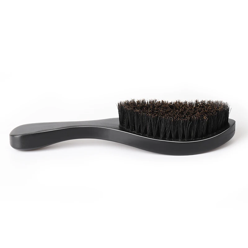 2021 popular soft medium hard wave brush boar bristle wave brush