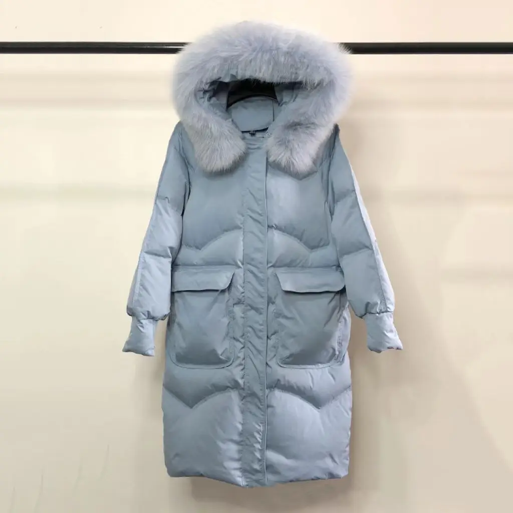 2022 Winter autumn down jacket korean urban long coats outdoor warm down jacket