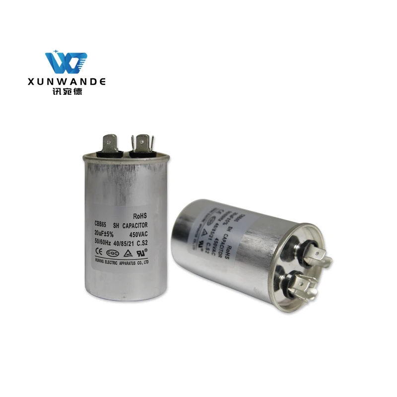 Factory Direct Supply Aluminum CBB65 450V 25uf AC Motor Capacitor Capacitor Of Fan