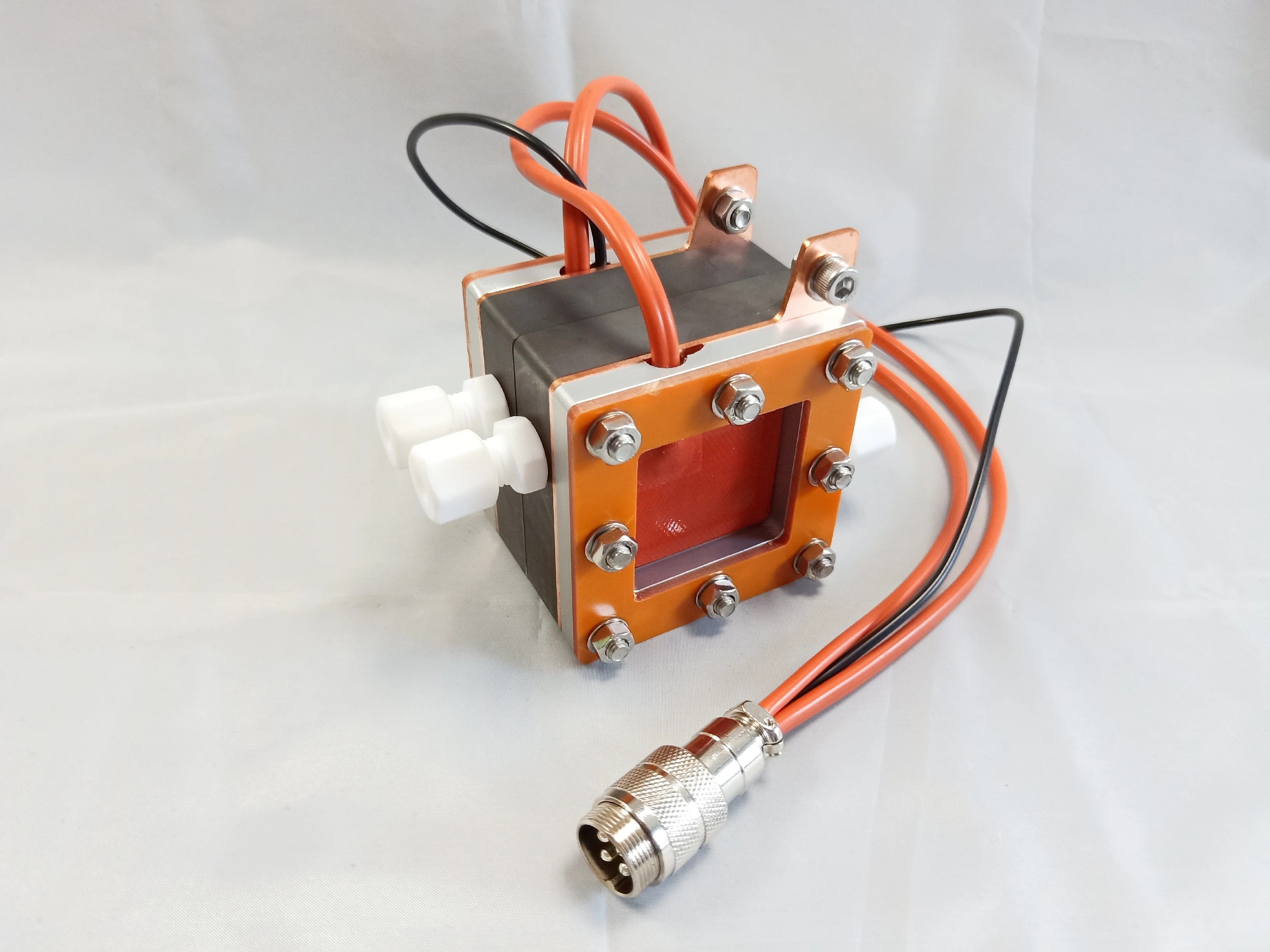 PEMFC 25cm2 hydrogen fuel cell Single Cell fixture for fuel cell fixture testing the performance of mea