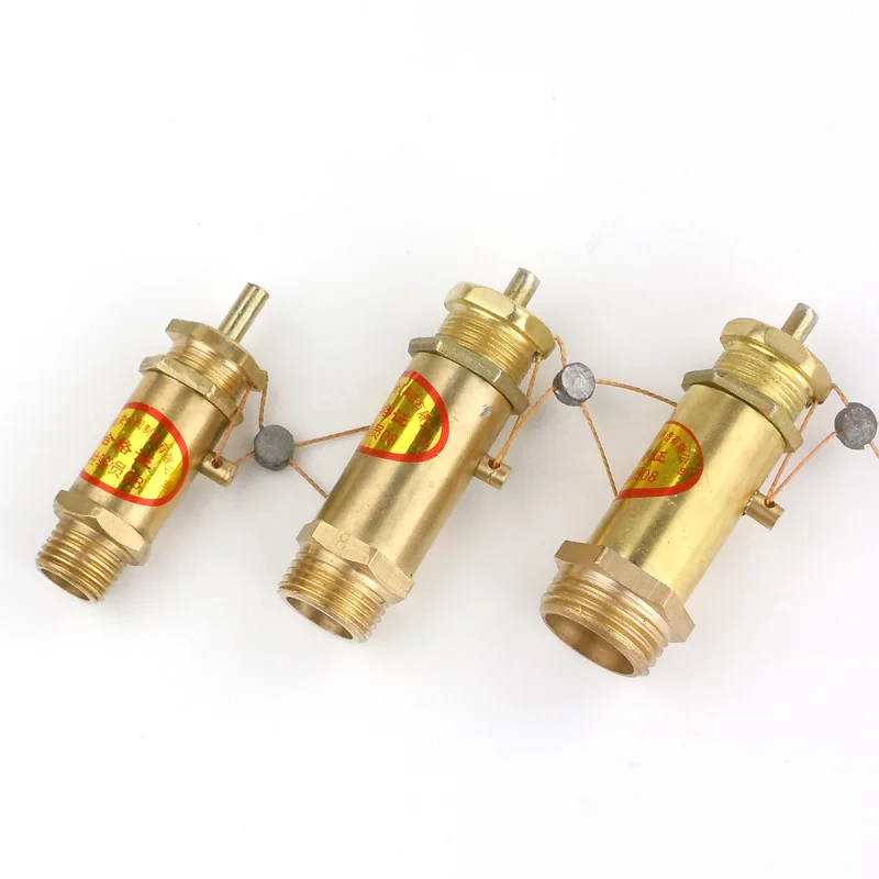 304 Stainless Steel & Brass Pneumatic Parts Safety Valve Relief-Pneumatic Safety Valve