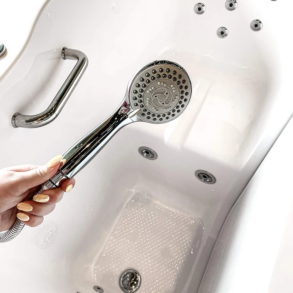 Ванна с гидромассажем ванна воздушными пузырями для прогулок пожилых людей высококачественная акриловая белая ванная 90 современных