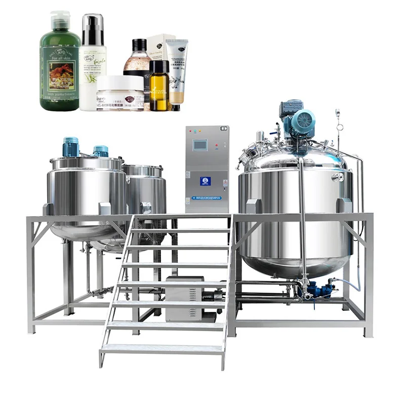 APVO  Emulsifying Mixer High Speed Dispersing Machine Vacuum Homogenizer Cosmetics Face Cream Emulsifier Mixer Homogenizer