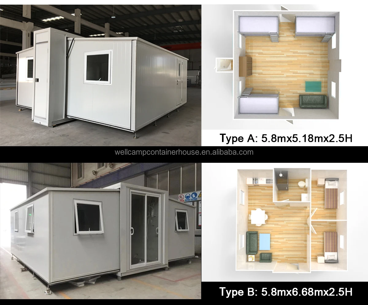 expandable house 40 foot container with 2 and 3 bedroom home plans 40ft expandable container house