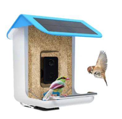 2023 Bird Feeding Camera WiFi Outdoor AI Identify Bird Species Auto Capture Videos Solar Smart Bird Feeder Camera
