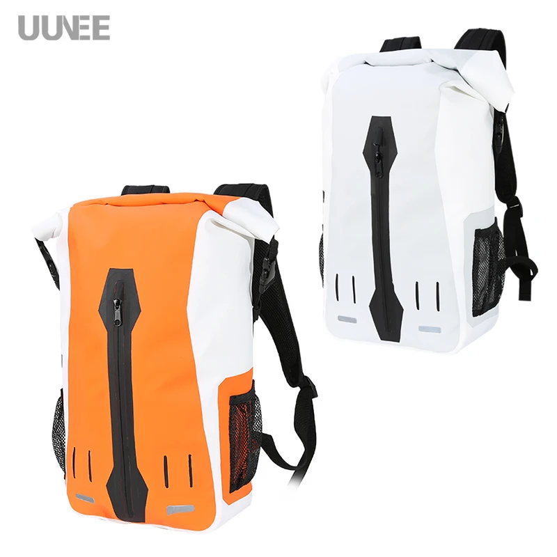 Customized Logo TPU/PVC Tarpaulin Float Boat Beach Gear Hiking Waterproof Ocean Pack Dry Bag 25L Waterproof Dry Backpack