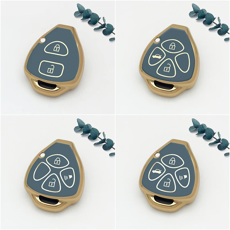 SOFT TPU KEY CASE COVER for  TOYOTA Car Key  For Corolla Camry Reiz RAV4 Crown Avalon Venza Matrix  Wholesale