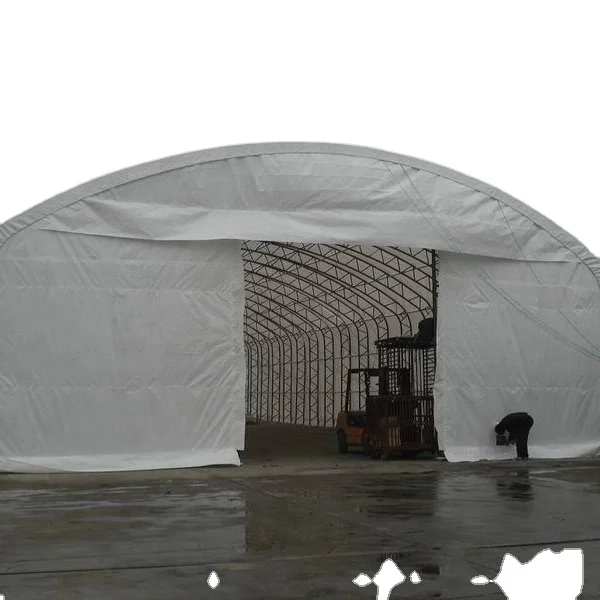 Prefabricated Warehouse Tent Warehouse Steel Structure Warehouse Europe PVC covered