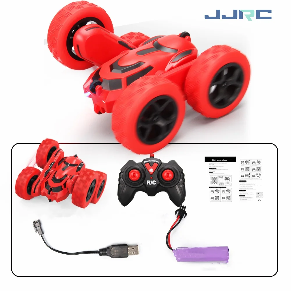 JJRC Q176  Double-Sided 2.4g Remote Control Stunt Electric Car Toy 4wd Racing 360-Degree Roll Rc Stunt Car