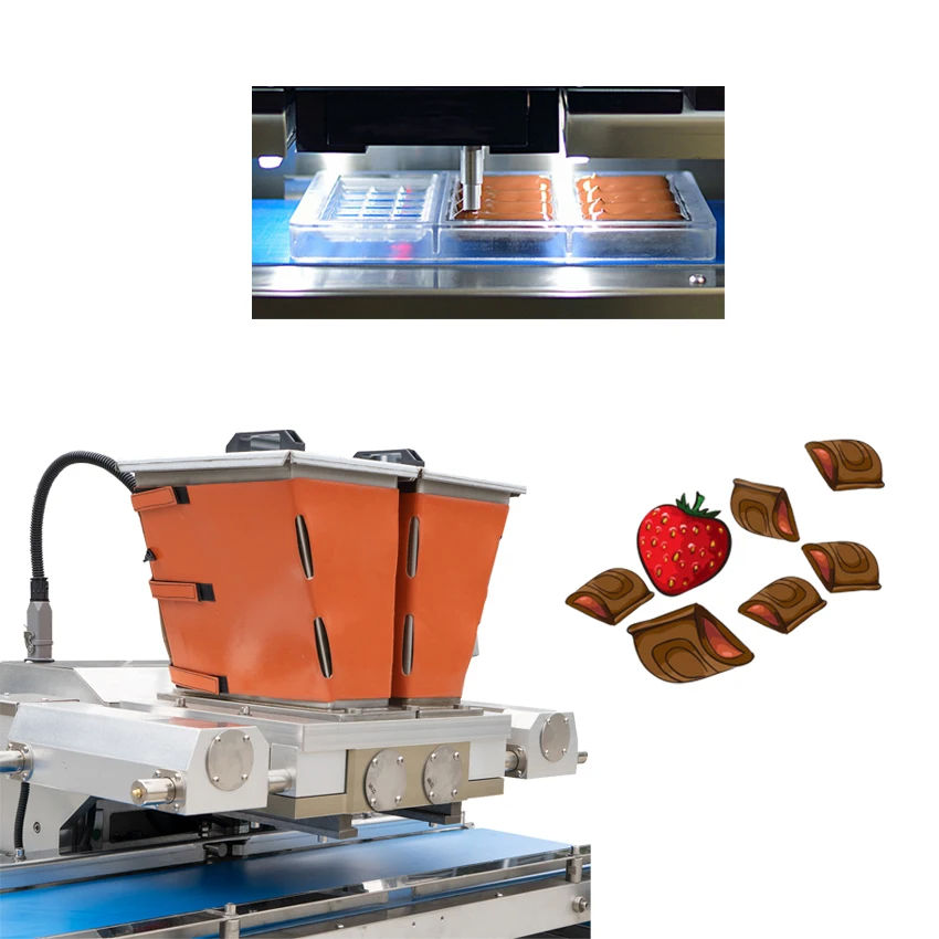 LST  mini center filling chocolate making machine industrial chocolate making machine