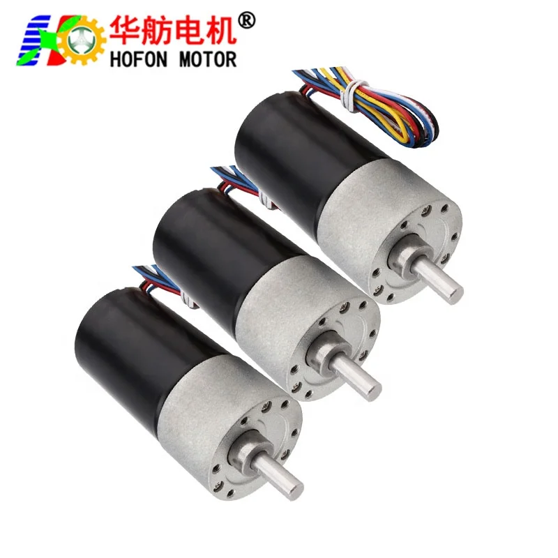 Hofon Motor 37mm 12V 24V GM37-3650BL large torque DC Brushless 12 volt geared Motor Gear Motor for Home Appliance