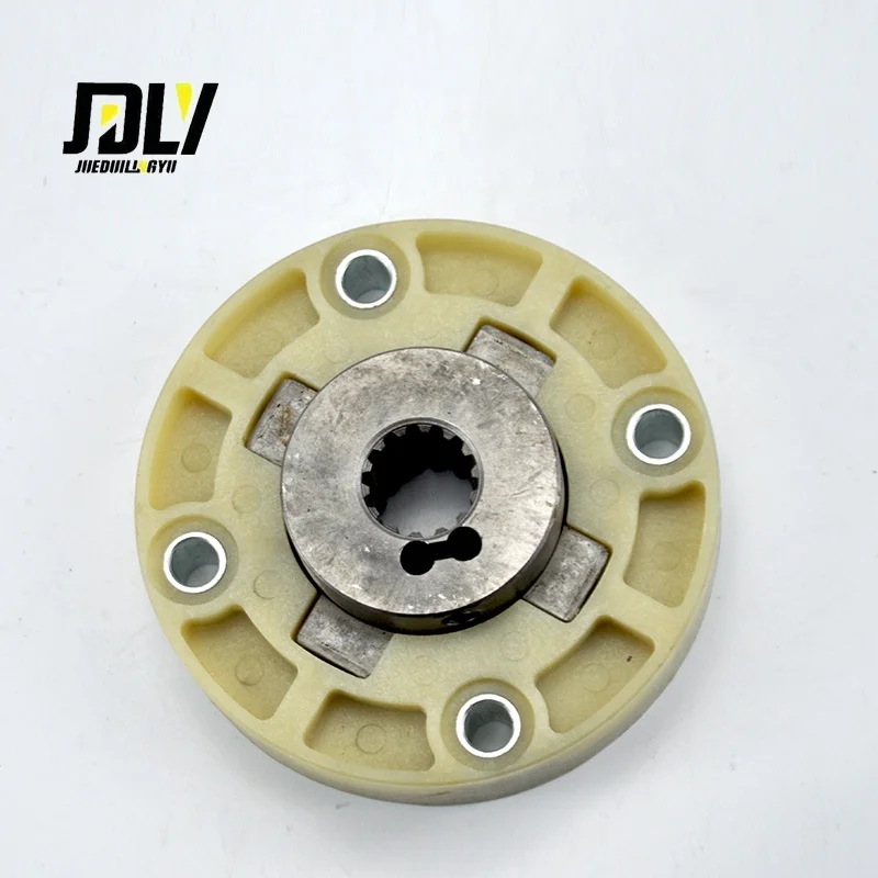 Excavator parts Shaft Connecting Coupling Spline Gear Shaft OD 200mm 4Holes ZE230